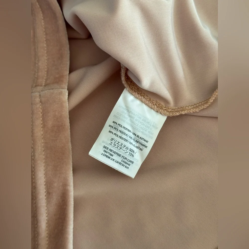 Madewell | Mock Neck Velvet Top in Avalon Pink | Sz XS - Picture 5 of 5